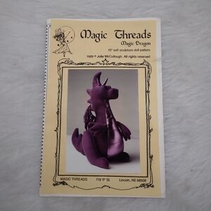 PATTERN Magic Threads Magic Dragon 15" Doll Designed By Julie McCullough